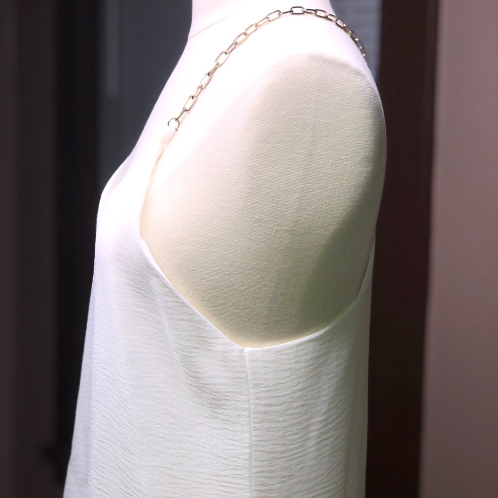 White sheer blouse